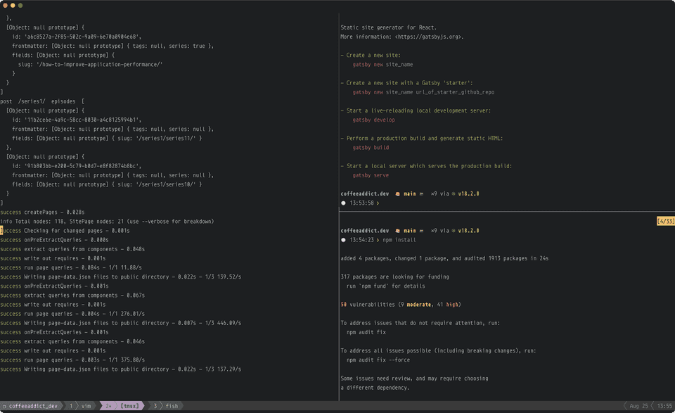 tmux-panes